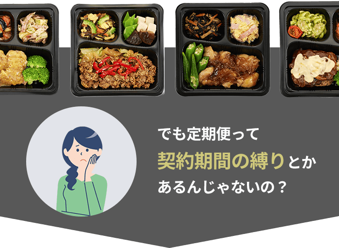 でも定期便って契約期間の縛りとかあるんじゃないの？